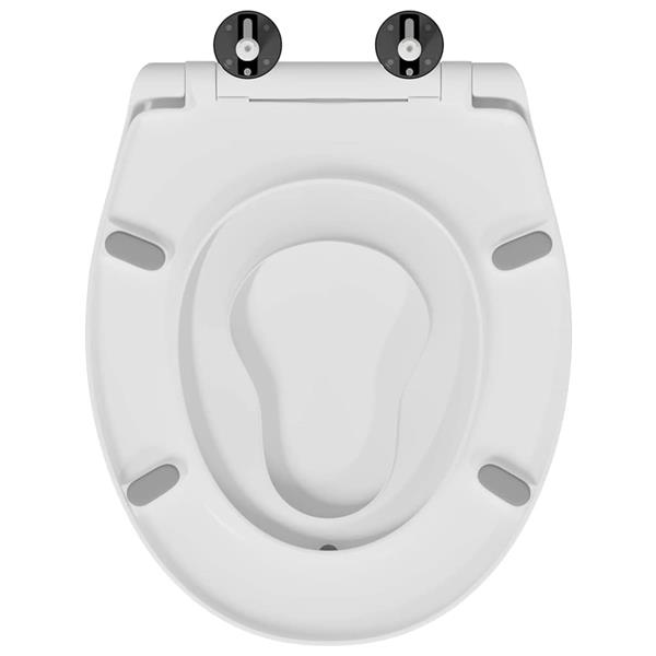 Grote foto vidaxl toiletzitting wit 44 5 x 37 3 x 4 3 cm duroplast doe het zelf en verbouw sanitair