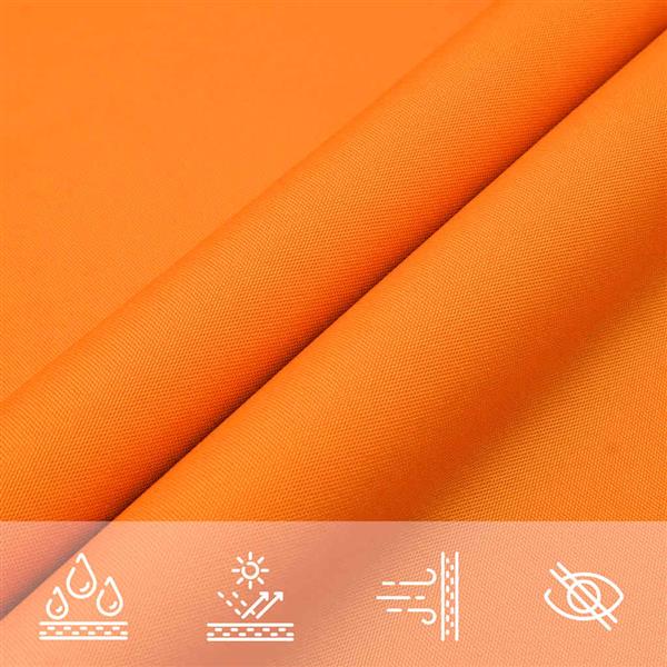 Grote foto vidaxl zonneschermdoek oranje 2x2x2 m 100 polyester oxford tuin en terras overige tuin en terras
