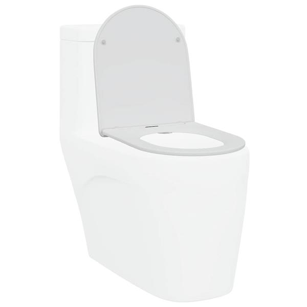 Grote foto vidaxl toiletzitting wit 44 x 36 4 x 3 4 cm duroplast doe het zelf en verbouw sanitair