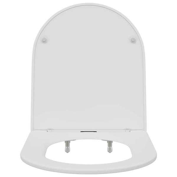 Grote foto vidaxl toiletzitting wit 44 x 36 4 x 3 4 cm duroplast doe het zelf en verbouw sanitair