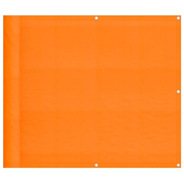 Grote foto vidaxl balkonscherm oranje 90x1000 cm 100 polyester oxford tuin en terras overige tuin en terras