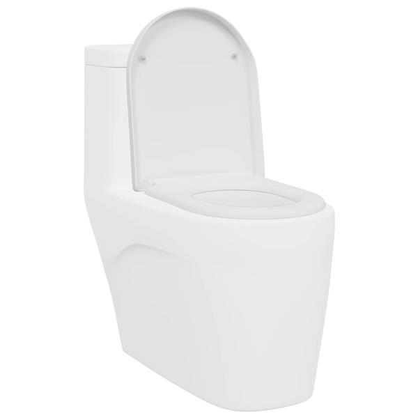 Grote foto vidaxl toiletzitting wit 46 2 x 36 x 4 3 cm duroplast doe het zelf en verbouw sanitair