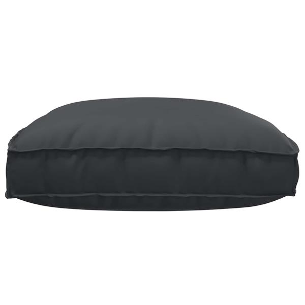 Grote foto vidaxl kussen zwart 120 x 80 x 12 cm oxford stof huis en inrichting woningdecoratie