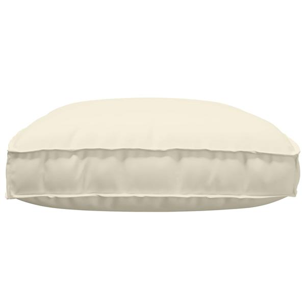 Grote foto vidaxl kussen cr me 120 x 80 x 12 cm oxford stof huis en inrichting woningdecoratie