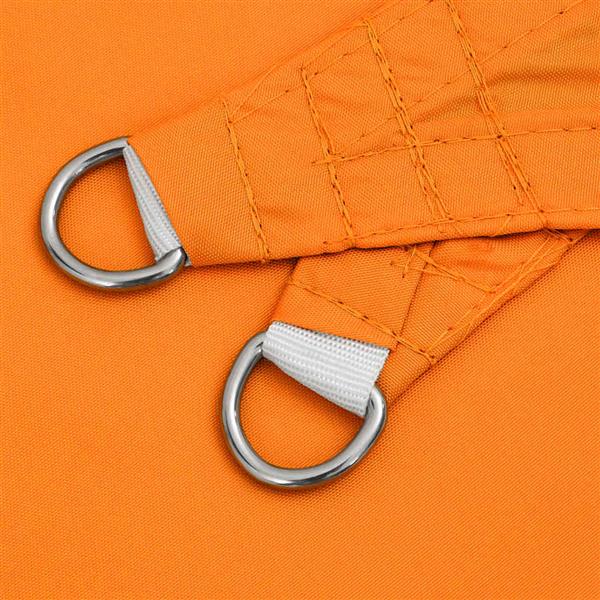 Grote foto vidaxl zonneschermdoek oranje 7x5x5 m 100 polyester oxford tuin en terras overige tuin en terras