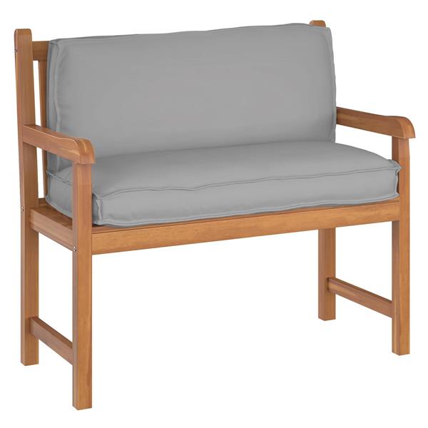 Grote foto vidaxl kussen grijs 120 x 40 x 12 cm oxford stof huis en inrichting woningdecoratie