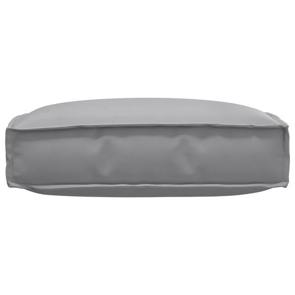 Grote foto vidaxl kussen grijs 60 x 60 x 12 cm oxford stof huis en inrichting woningdecoratie