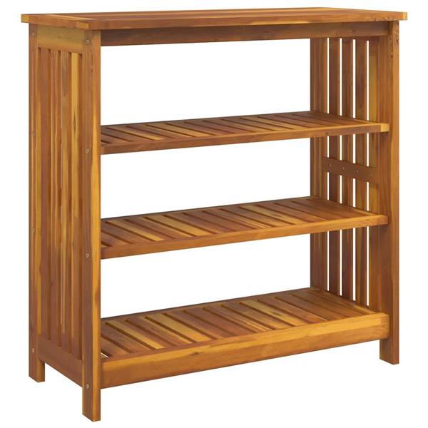 Grote foto vidaxl tuinkast met plank naturel 90 x 40 x 90cm massief acaciahout huis en inrichting overige