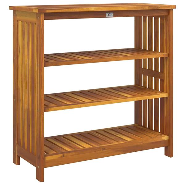 Grote foto vidaxl tuinkast met plank naturel 90 x 40 x 90cm massief acaciahout huis en inrichting overige