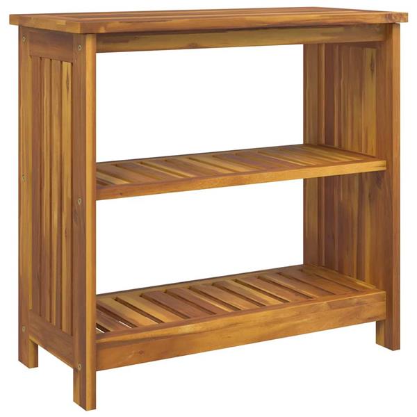 Grote foto vidaxl tuinkast met plank naturel 75 x 35 x 70cm massief acaciahout huis en inrichting overige