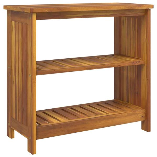 Grote foto vidaxl tuinkast met plank naturel 75 x 35 x 70cm massief acaciahout huis en inrichting overige