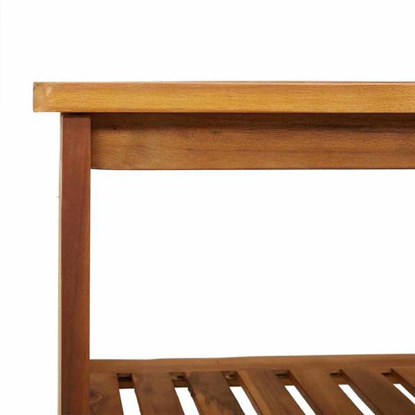 Grote foto vidaxl tuinkast met plank naturel 75 x 35 x 70cm massief acaciahout huis en inrichting overige