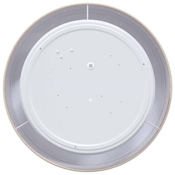 Grote foto vidaxl plafonni re met schijnwerpers taupe 30 x 30 x 13 5 cm stof huis en inrichting overige