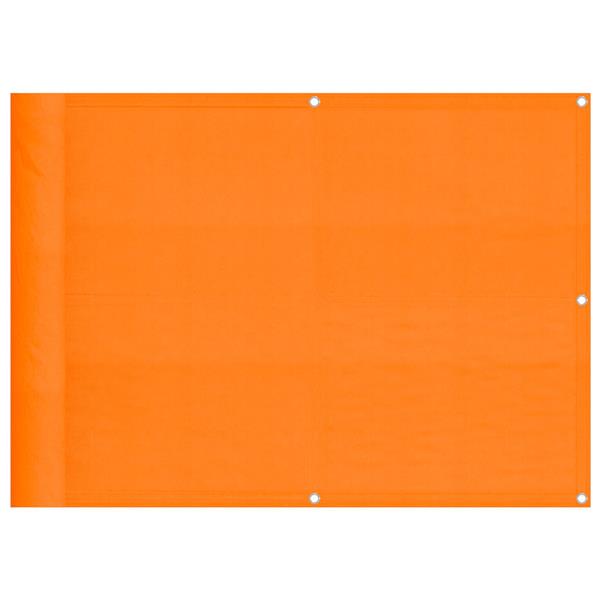 Grote foto vidaxl balkonscherm oranje 75x800 cm 100 polyester oxford tuin en terras overige tuin en terras