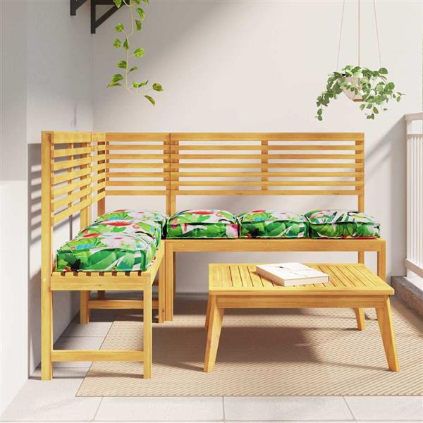 Grote foto vidaxl kussen bloemen 6 pcs multikleur 40 x 40 x 8 cm oxford stof huis en inrichting woningdecoratie