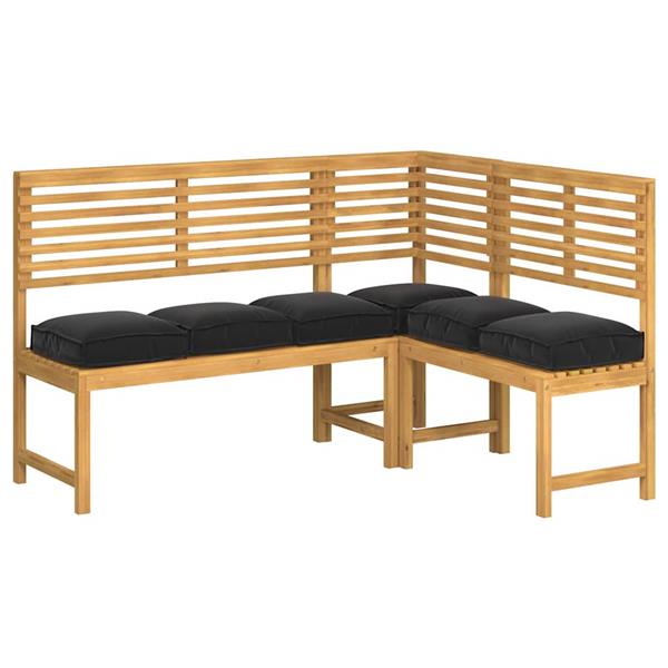 Grote foto vidaxl kussen 6 pcs zwart 40 x 40 x 8 cm oxford stof huis en inrichting woningdecoratie