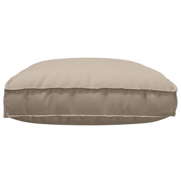 Grote foto vidaxl kussen taupe 120 x 80 x 12 cm oxford stof huis en inrichting woningdecoratie