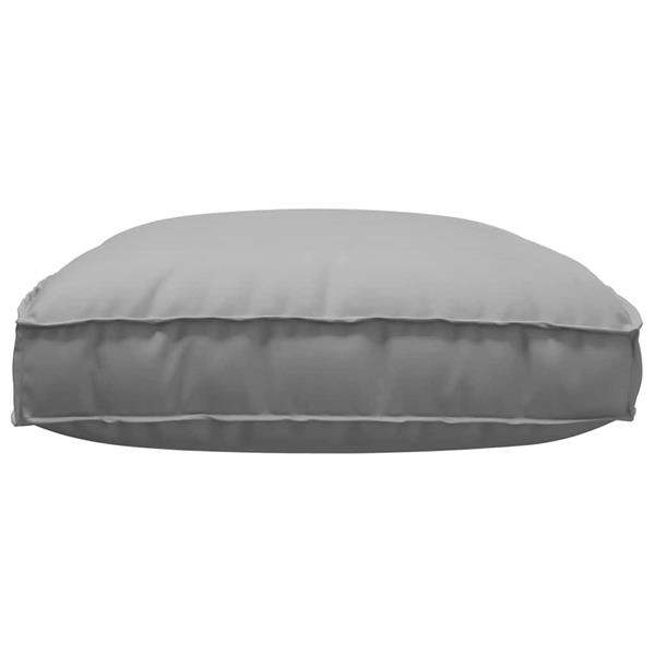 Grote foto vidaxl kussen grijs 120 x 80 x 12 cm oxford stof huis en inrichting woningdecoratie