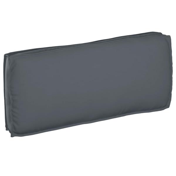 Grote foto vidaxl kussen antraciet 120 x 50 x 12 cm oxford stof huis en inrichting woningdecoratie