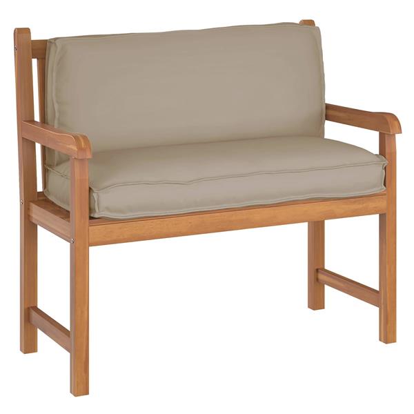 Grote foto vidaxl kussen taupe 120 x 40 x 12 cm oxford stof huis en inrichting woningdecoratie