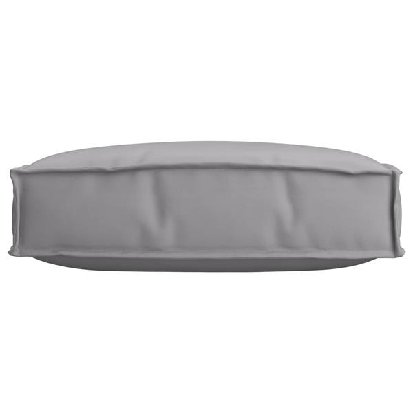 Grote foto vidaxl kussen grijs 60 x 60 x 12 cm oxford stof huis en inrichting woningdecoratie