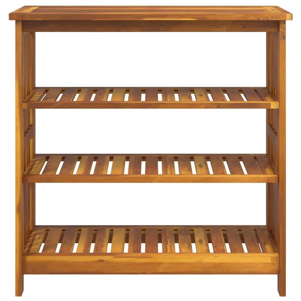 Grote foto vidaxl tuinkast met plank naturel 90 x 40 x 90cm massief acaciahout huis en inrichting overige