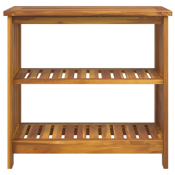 Grote foto vidaxl tuinkast met plank naturel 75 x 35 x 70cm massief acaciahout huis en inrichting overige