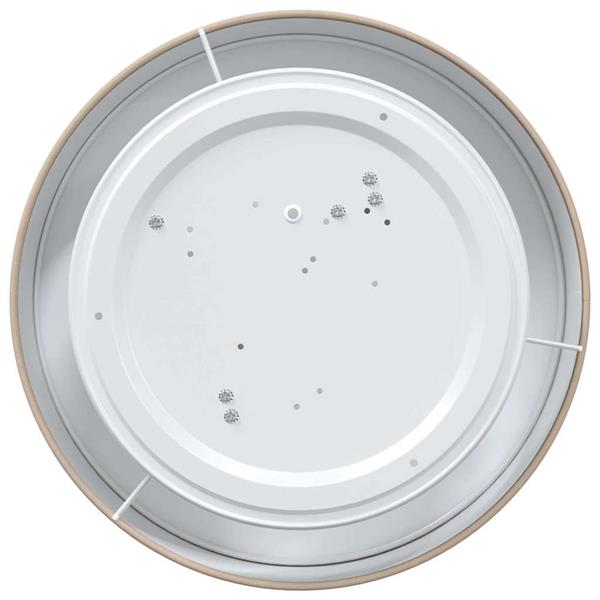 Grote foto vidaxl plafonni re met schijnwerpers taupe 38 x 38 x 13 5 cm stof huis en inrichting overige