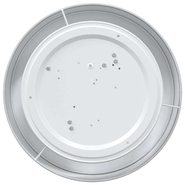 Grote foto vidaxl plafonni re met schijnwerpers grijs 38 x 38 x 13 5 cm stof huis en inrichting overige