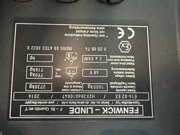 Grote foto e 16 386 02 evo atex proplan ex 2g zone 1 triplex ffl new battery agrarisch heftrucks