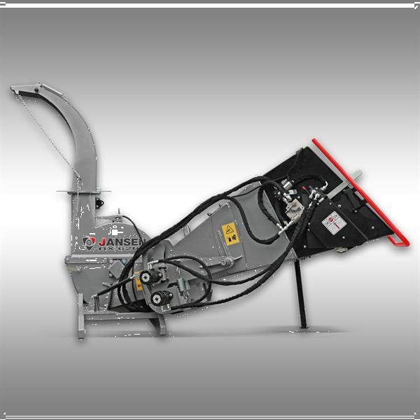 Grote foto shredder jansen bx 62rs hakselaar houtversnipperaar max 16.5 cm houtshredder tractor agrarisch bosbouw