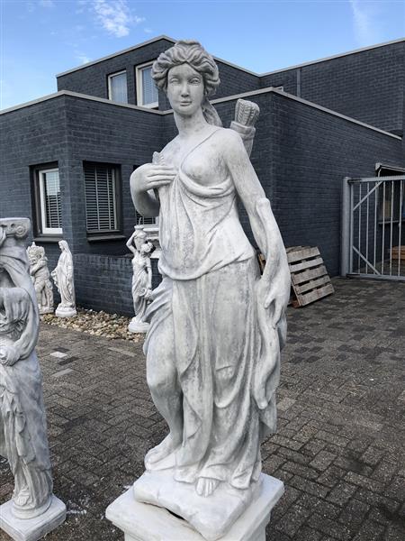 Grote foto beeld artemis godin van de jacht steen tuin en terras tuindecoratie