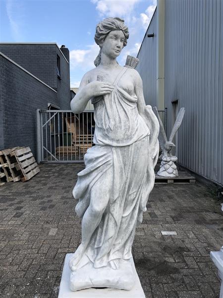 Grote foto beeld artemis godin van de jacht steen tuin en terras tuindecoratie