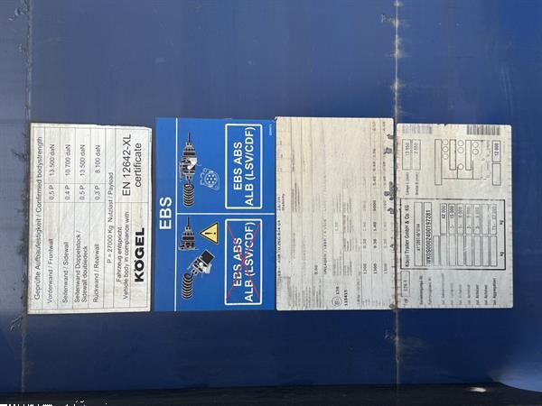 Grote foto kogel tautliner schuifzeil en dak bj 2016 apk doe het zelf en verbouw opleggers