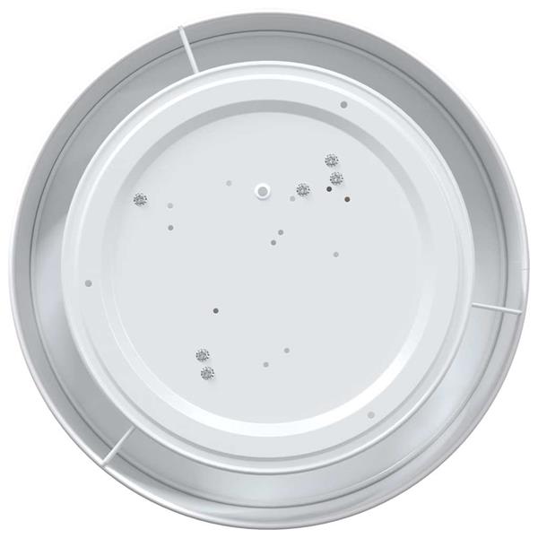 Grote foto vidaxl plafonni re met schijnwerpers wit 38 x 38 x 13 5 cm stof huis en inrichting overige