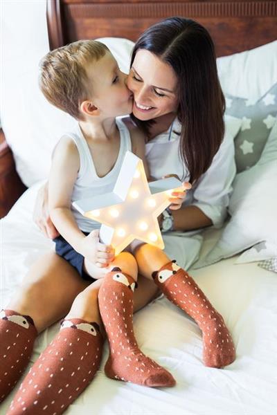 Grote foto kniekousen mama feet greg the ginger fox 5 6 jaar kinderen en baby overige