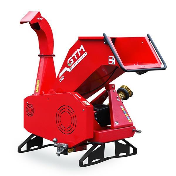 Grote foto gtm1800p haksellaar met trommel max 14 cm draaibare uitvoer aandrijving via aftakas tractoren 25 pk agrarisch bosbouw