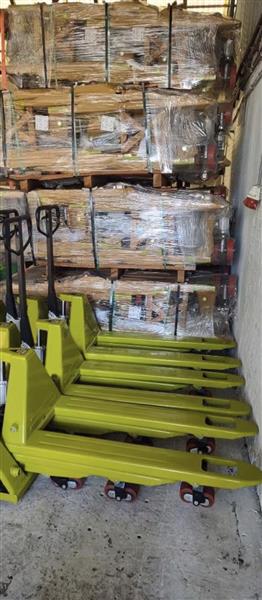 Grote foto hoge korting hand palletwagen 2500kg pompwagen hobby en vrije tijd overige hobby en vrije tijd