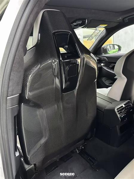 Grote foto dit betreft een bmw g90 g99 m5 carbon achterkant stoel set auto onderdelen tuning en styling