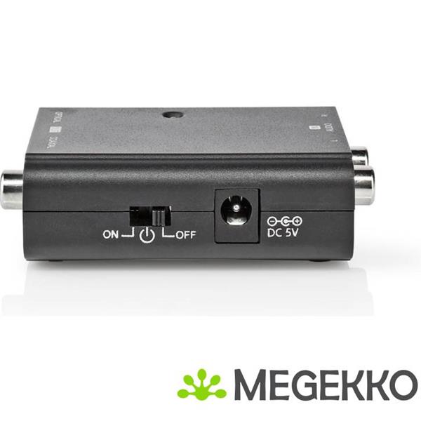 Grote foto stereo naar digitale audio omvormer 1 wegs 2x rca stereo female digitale rca female toslin computers en software overige computers en software