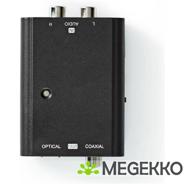 Grote foto stereo naar digitale audio omvormer 1 wegs 2x rca stereo female digitale rca female toslin computers en software overige computers en software