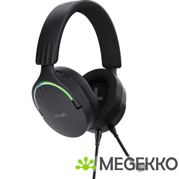 Grote foto trust gxt 490 fayzo 7.1 rgb bedraad zwart audio tv en foto koptelefoons