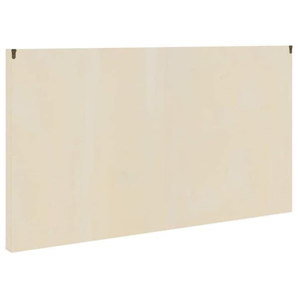 Grote foto vidaxl muurdisplaykast met plank beige 98 x 4 5 x 55 cm bewerkt hout huis en inrichting woningdecoratie