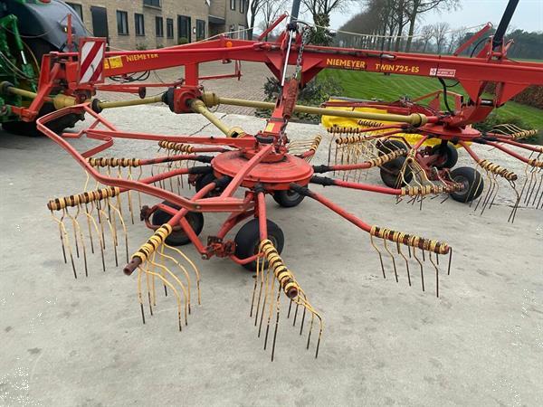Grote foto niemeyer twin 725 es zei afleg hark agrarisch harken