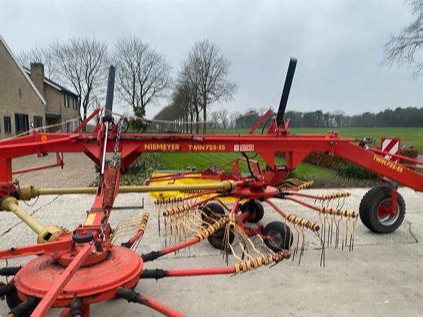 Grote foto niemeyer twin 725 es zei afleg hark agrarisch harken