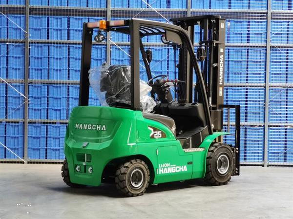 Grote foto hangcha cpd25 2500kg 4 8m triplex mast li ion. agrarisch heftrucks