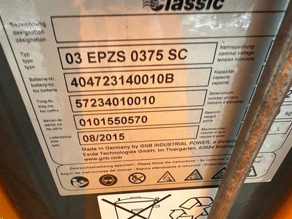 Grote foto vs 22598 elektrische triplex stapelaar still egvs14 4.940mm doe het zelf en verbouw hefwerktuigen