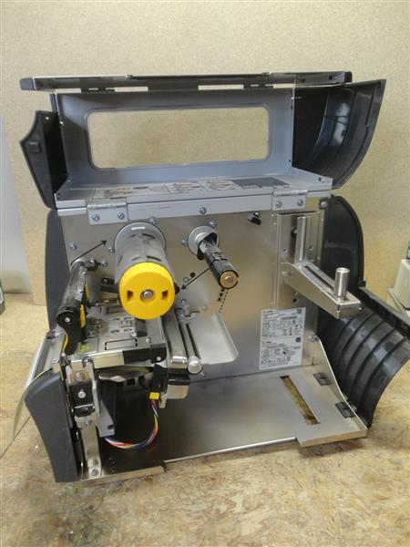 Grote foto zebra zt411 thermal transfer label printer cutter 200dpi usb netwerk computers en software printers