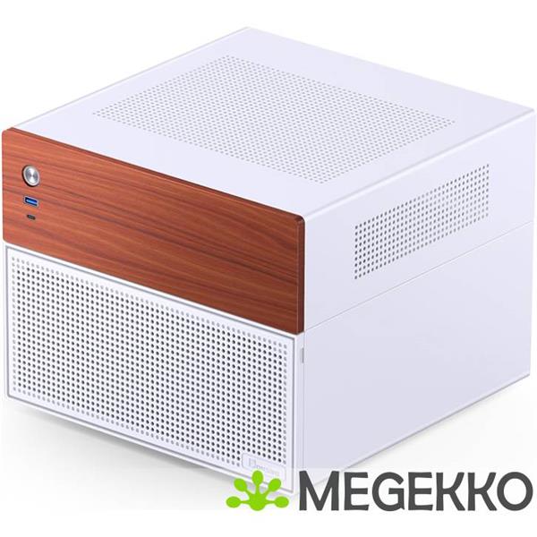 Grote foto jonsbo n4 white computers en software behuizingen en kasten