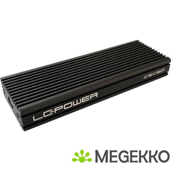Grote foto lc power lc m2 c nvme multi m.2 ssd enclosure nvme sata computers en software behuizingen en kasten